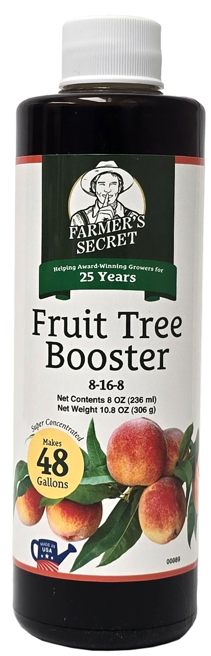 Farmer's Secret Fruit Tree Booster bottle for concentrated growth support