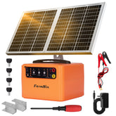 FarmNix 30 Miles charger top view shows robust fence protection.