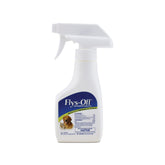 Farnam Flys-Off mist bottle ready for outdoor pest protection.
