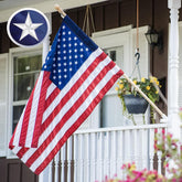 FARQIO 2.5x4 flag sleeve outdoor usage showcases rugged durability for outdoor display