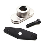 Fascinatte blade adapter close-up showing cross-brand compatibility.