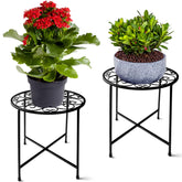 Fashion&Cool plant stand, round top, 15-inch height supports medium pots safely indoors