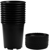 Fasmov 1-gallon nursery pots, sturdy set for seedling starts and reuse.