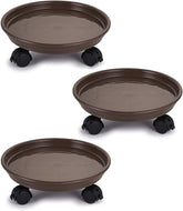Fasmov plant pallet round outer diameter 11.6 inches for easy plant mobility.