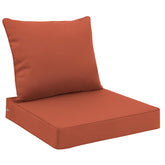Favoyard outdoor seat cushion set 24x24 waterproof cover withstands rain and sun.