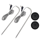 FCCUM 2-pack temp probes for Pit Boss compatibility enable precise meat readings.
