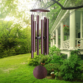 FDOCOI deep-tone wind chimes outdoor 38in bronze create a rich, soothing breeze melody.