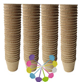 FDGARDEN biodegradable seedling pot for 3 inch plants supports easy transplant and soil integration