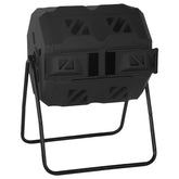 FDW outdoor compost bin with 360° tumbling for efficient mixing and aeration.
