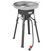 Feasto concave 23-inch comal shows a spacious surface for feeding a crowd.