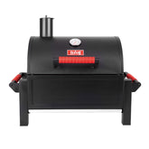 Feasto portable charcoal grill with cast iron grates for even heating during outdoor meals