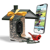 FeatherSnap Scout feeder 1080p video captures clear backyard visits for easy bird watching.