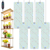FECiDA 6-pack panel grow light close-up with 192 LEDs boosting indoor plant growth