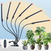 FECiDA Gamechanger six-head clip grow light ready for desk-side indoor gardening