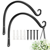 FEED GARDEN 14-inch hanging bracket provides a sturdy outdoor wall hook for feeders.