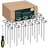 FEED GARDEN 60-pack staples secure landscape fabric and turf edging effectively.
