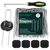 FEED GARDEN 6 Inch staples pack securing fabric and ground coverings