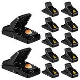 Feeke no-touch mouse trap triggers safely, ideal for indoor use.