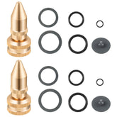 Feekoon brass adjustable nozzle for Roundup 181538 enables precise spray patterns for lawns.