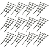 Feitore mini climbing trellis in green supports potted plants for tidy vertical growth.