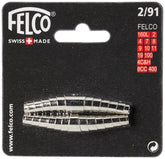 Felco 291 replacement springs in front view packaging, ready to restore pruning performance.