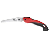FELCO 602 folding saw blade close-up showing the 6.3-inch cutting edge for efficient pruning