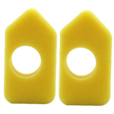 Femory foam air filter for Briggs and Stratton 698369, front view, improves airflow for smoother operation