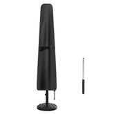 Femuar patio umbrella cover shows 9ft dimensions for a full-size market umbrella.