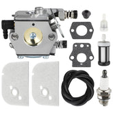 Ferilter carburetor for Stihl 009 closeup shows precise craftsmanship for reliable starting.