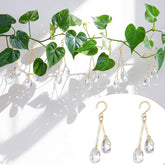 Ferrochef crystal sun catcher teardrop for plants adds sparkle to indoor greenery