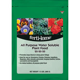 Ferti-Lome all-purpose 20-20-20 bottle pour supports soil drenches for quick root feeding.