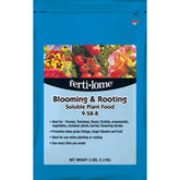 Ferti-Lome Blooming and Rooting 3 lb bag supports blooms and root development.