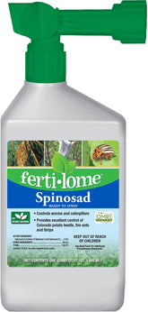 Ferti-lome Spinosad insecticide bottle for ready-to-spray outdoor pest control on vegetables