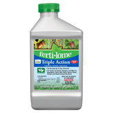 Ferti-lome Triple Action 32oz bottle pour for easy garden protection against pests.