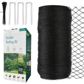 Fetanten bird netting 13x40 ft kit for easy garden protection from birds.