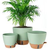 Fielda 8 inch self-watering pot with water level window for simple moisture checks