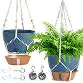 Fielda hanging planter with water window for moisture inspection