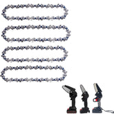FIFCHALL 4-inch mini chainsaw chain pack for quick replacement.
