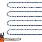 Fifchall 4-pack 20-inch chainsaw chains for smooth cutting and quick bar fit