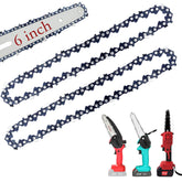 FIFCHALL 6inch mini chainsaw chain pack ready for installation on compatible saws