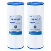 Fil-fresh C-4950 spa filter side view; snug fit for Jacuzzi-compatible units.