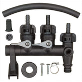 Fimco sprayer manifold kit 7771967 with secure clamp and flexible hose for easy replacement