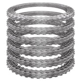 Finerelprot razor wire roll six-pack 296ft for durable perimeter fencing.