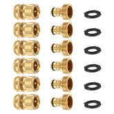FINEST+ brass quick connect 6-set for leak-free hose connections.
