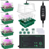 FINEST+ seed starter tray with heat mat delivering steady soil warmth for germination
