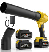 Firehelp leaf blower with extended nozzle for tight spots and efficient cleaning.