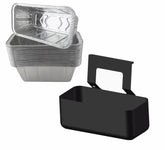 Firsgrill grease cup and foil tray for 17-inch griddle, quick replacements save downtime