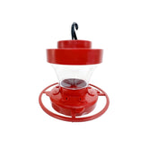 First Nature 16oz hummingbird feeder with fluted base, stylish design for easy viewing and feeding.