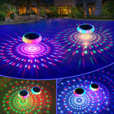 FirstE top lights glow vividly for pool nighttime ambiance