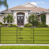 Firstness decorative garden fence panel 27.5W 32H defines borders and helps deter small intruders.